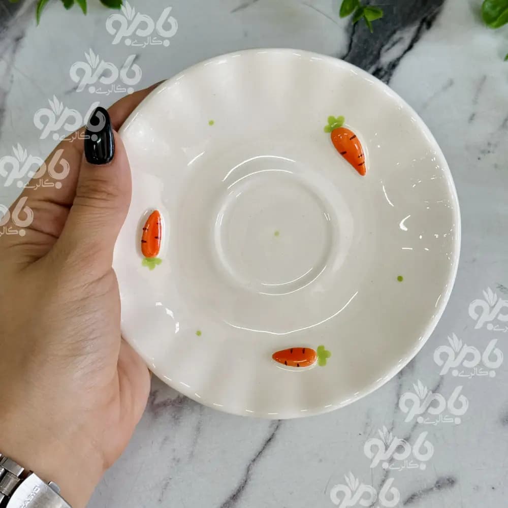 تکست نعلبکی دالبری 14 سانت هویج برجسته — تصویر ۲