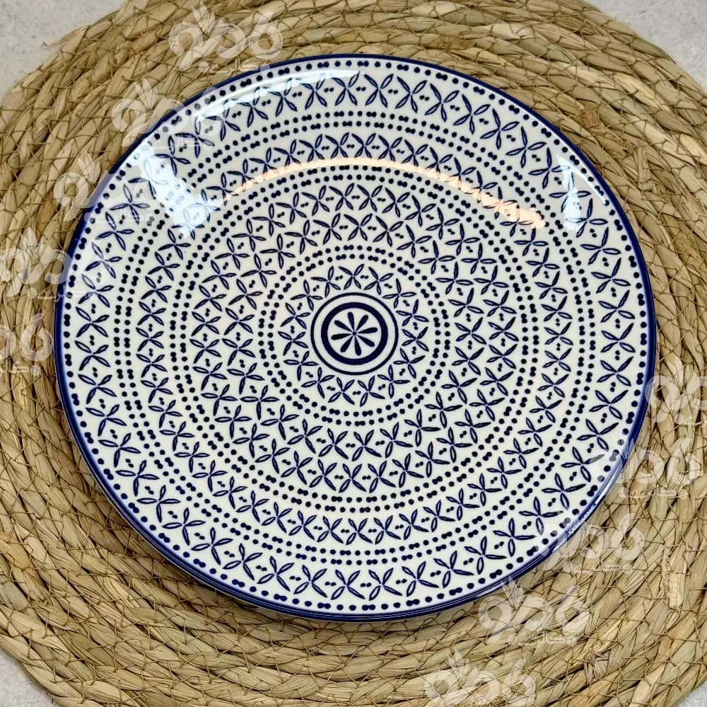 ست آبی ایکس پیش دستی گرد