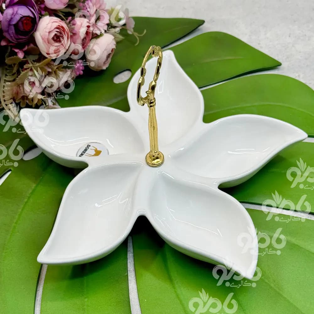 سرامیک سفید اردوخوری فله 5 پر اشکی