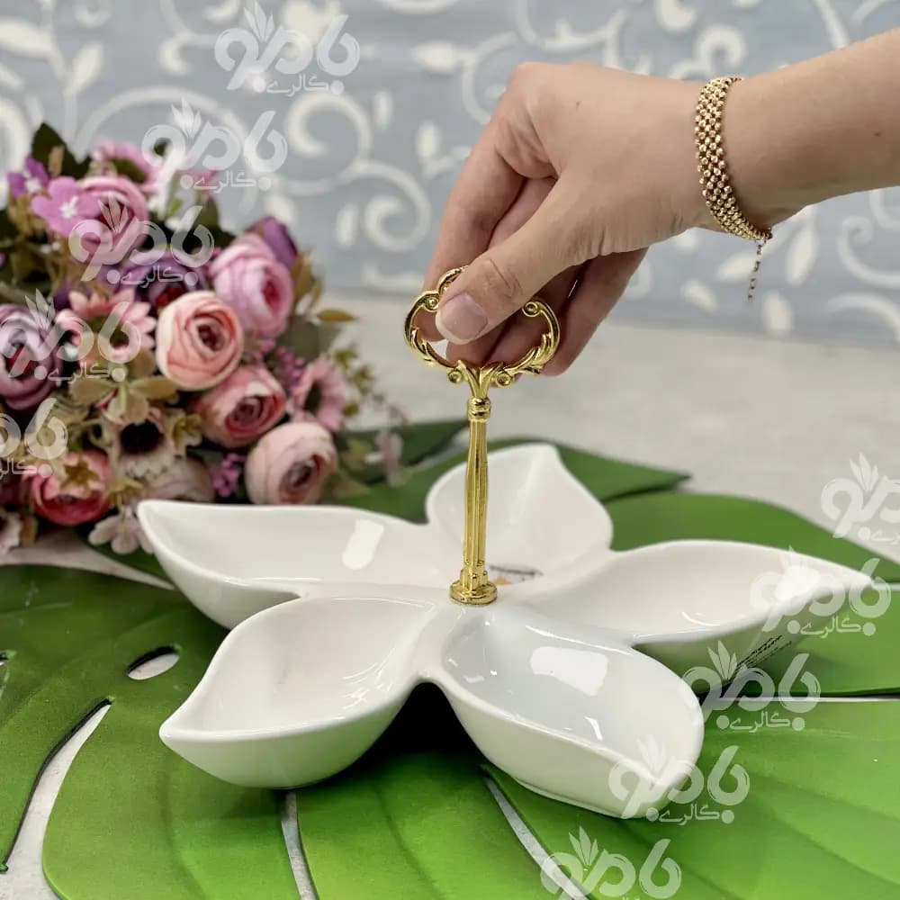 سرامیک سفید اردوخوری فله 5 پر اشکی — تصویر ۲