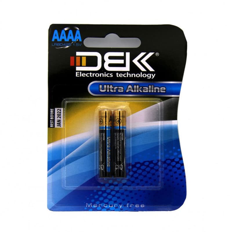 باتری اولترا آلکالاین دی بی کی سایز AAAA مدل ultra alkaline بسته 2 عددی — تصویر ۳