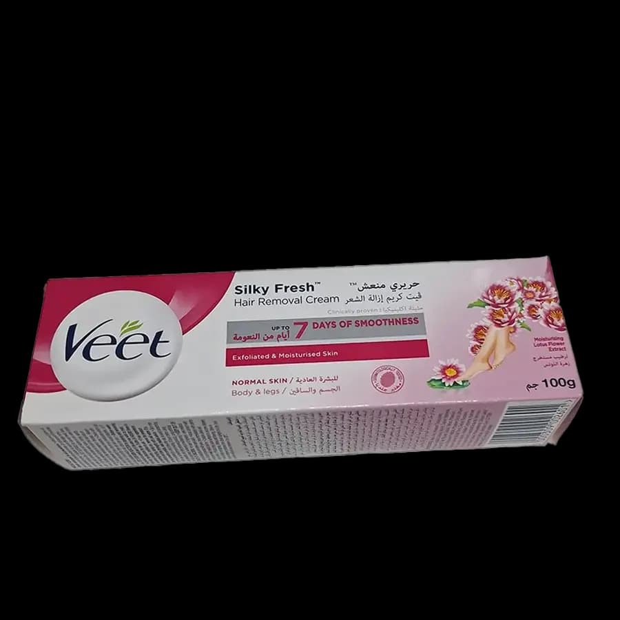 کرم موبر زنانه ویت Veet مدل آلوئهورا و گل بنفشه مخصوص پوست حساس 100 میل – بسته 12 عددی — تصویر ۲
