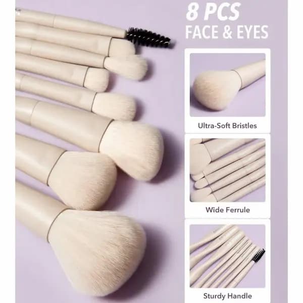 ست براش شیگلم ۸ تکه Sheglam Brush Set — تصویر ۲