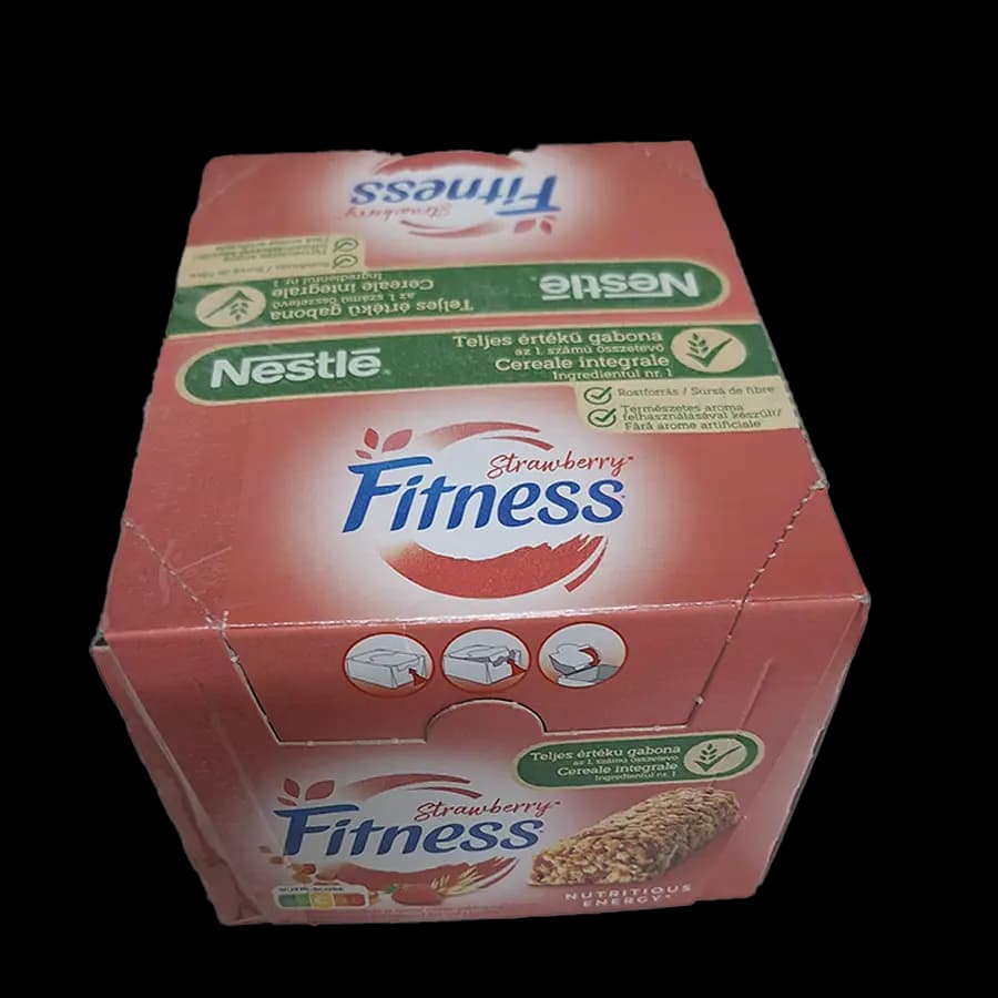 غلات بار رژیمی فیتنس نستله طعم توت فرنگی 23.5 گرمی – بسته 16 عددی
