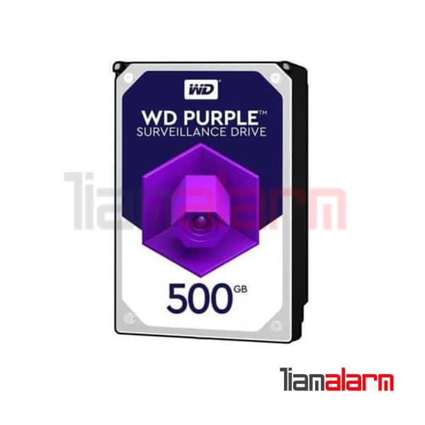 هارد وسترن 500 گیگابایت بنفش با گارانتی یک ساله شرکتی