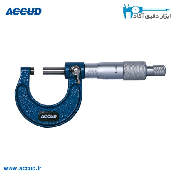 میکرومتر خارج سنج اینچی Accud 1-2 in (اکود با گارانتی شرکتی) مدل 324-002-01