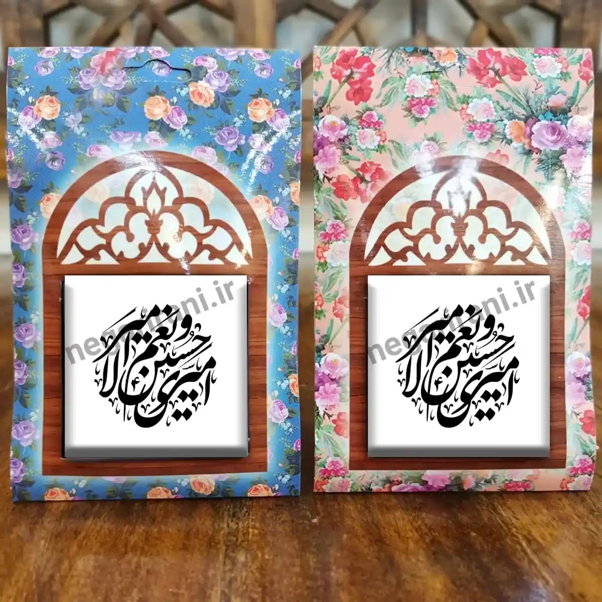 تندیس کاشی پنجره ای امیری حسین و نعم الامیر مدل 2F 16 — تصویر ۴