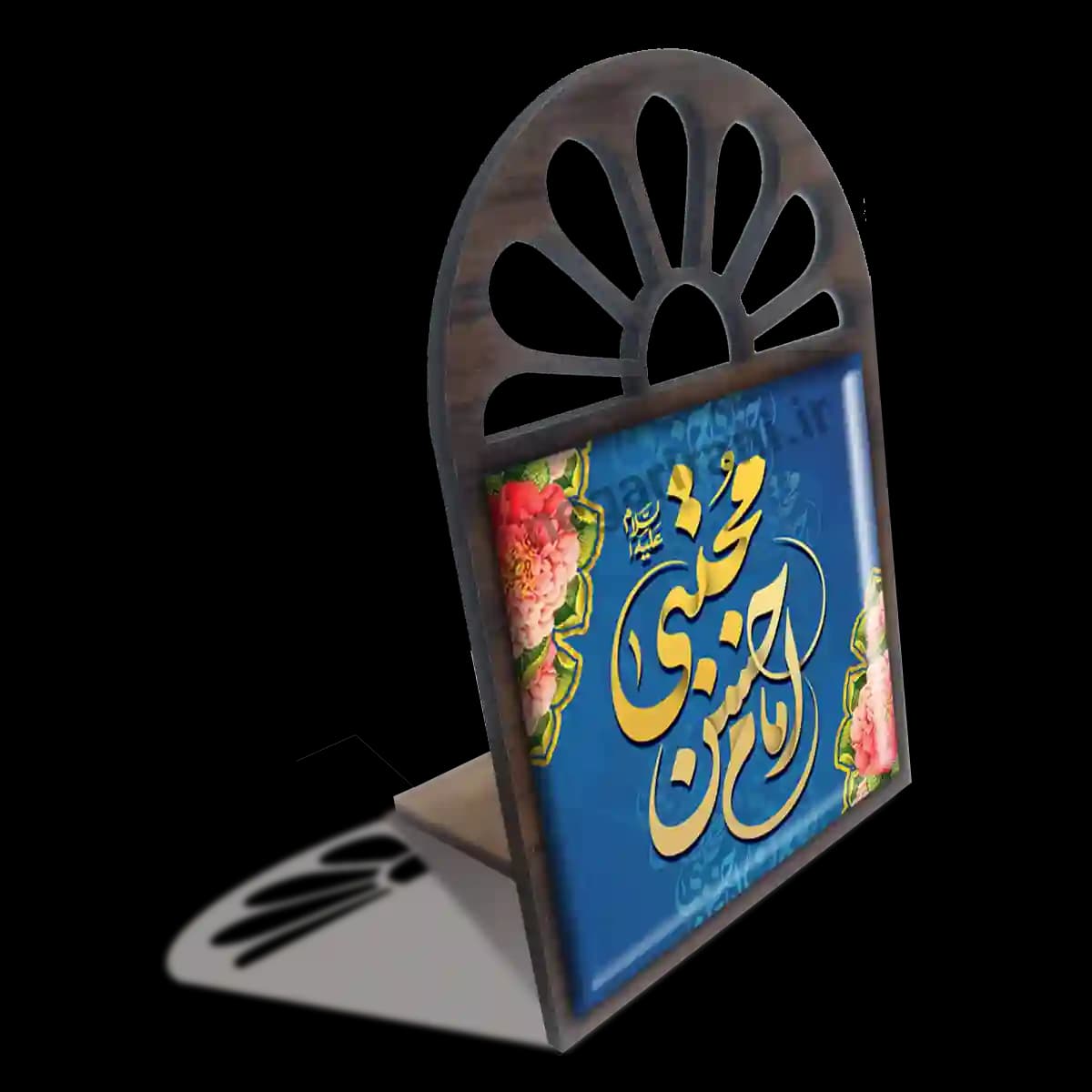 تندیس کاشی پنجره ای امام حسن مجتبی علیه السلام مدل 2E 32 — تصویر ۳