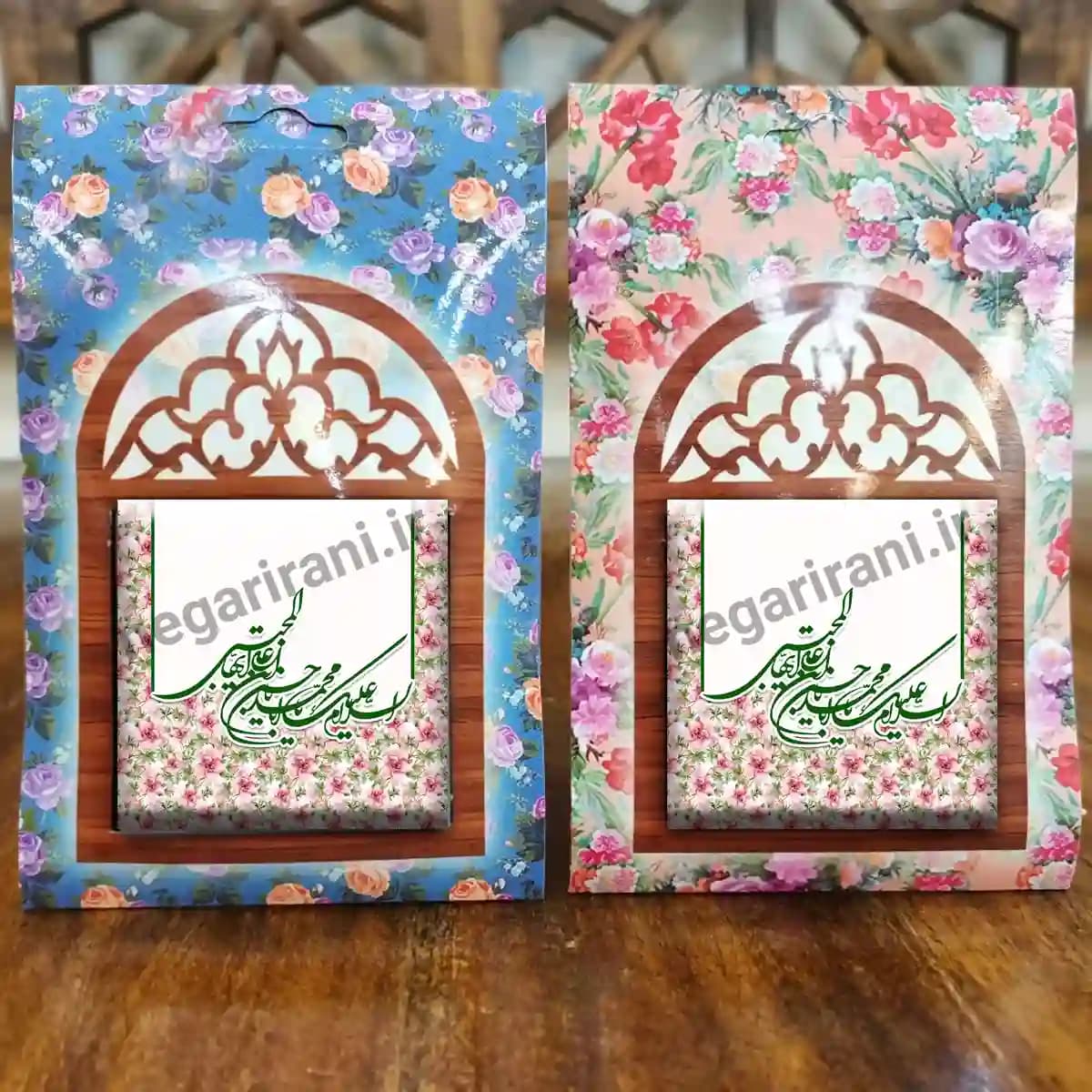 تندیس کاشی پنجره ای السلام علیک یا حسن مجتبی مدل 2E 14 — تصویر ۴