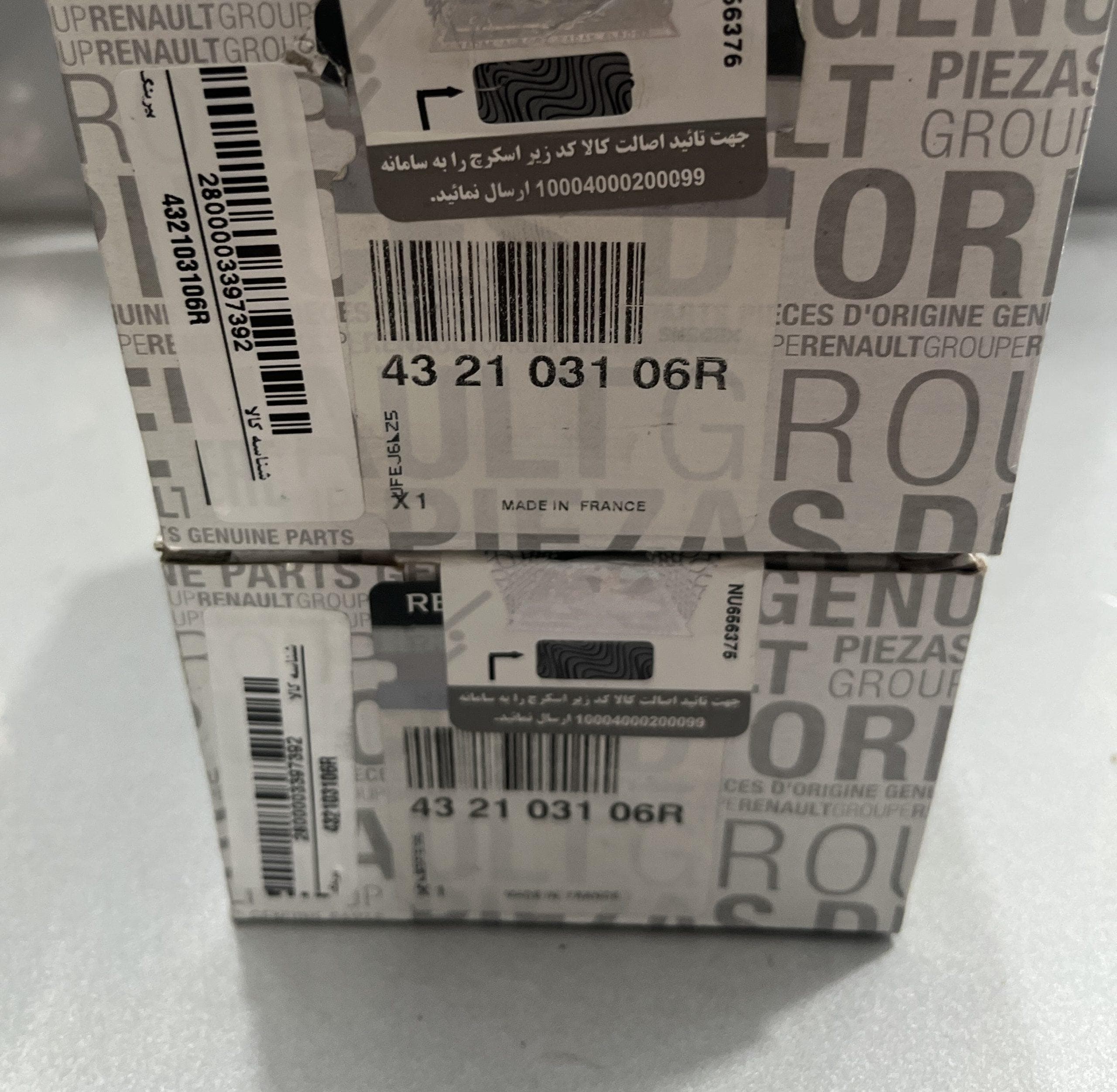 کیت بلبرینگ چرخ عقب اورجینال ال 90 وانت . کپچر RENAULT شماره فنی 432103106R — تصویر ۲
