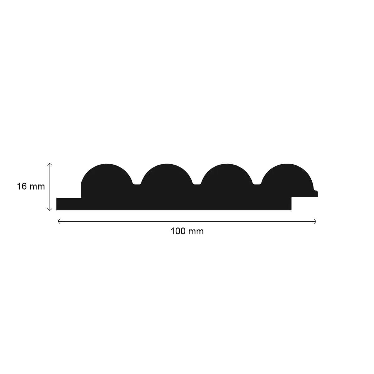 پروفیل MDF دیواری AGT مدل LB-3845 کد 734 — تصویر ۵