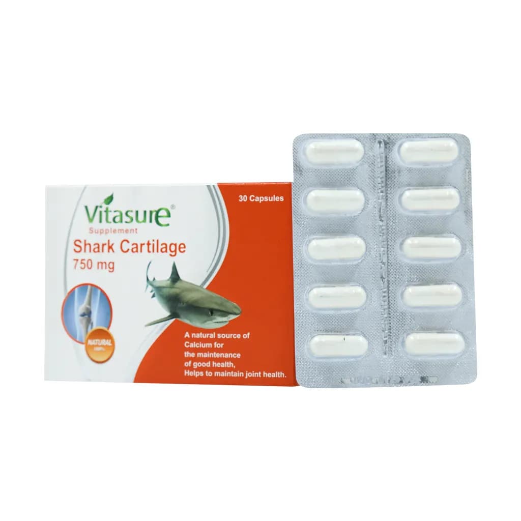کپسول شارک کارتیلاج 750میلی گرم ویتاشور | 30 عددی — تصویر ۲