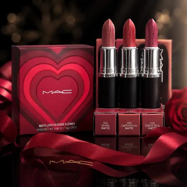 ست رژ لب مک MAC Love Matte Lipstick Set — تصویر ۳