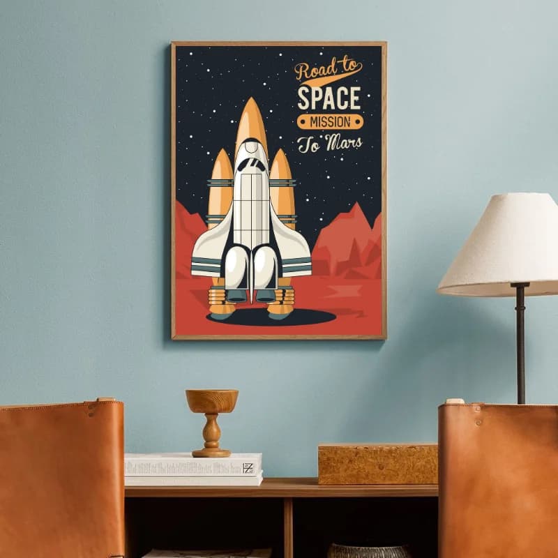 تابلو و پوستر فضا مدل Road to space — تصویر ۲