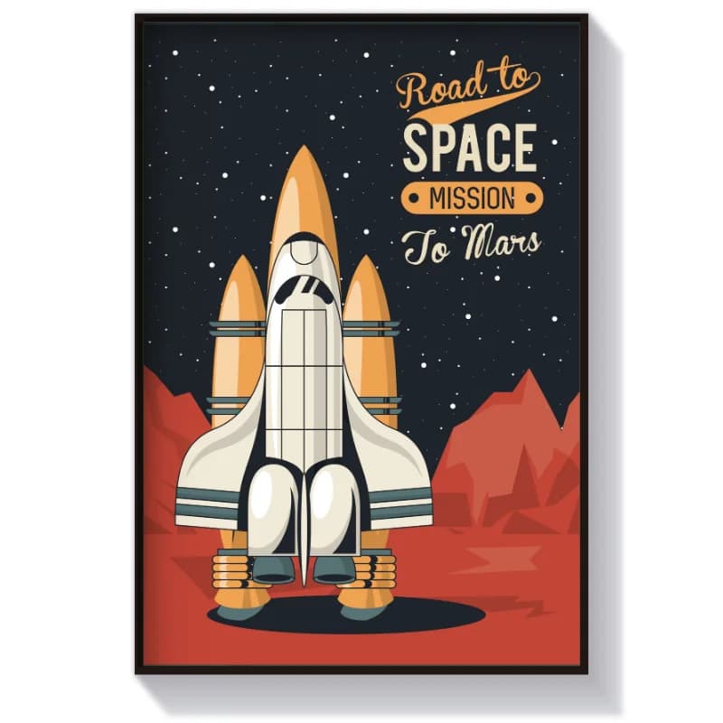 تابلو و پوستر فضا مدل Road to space