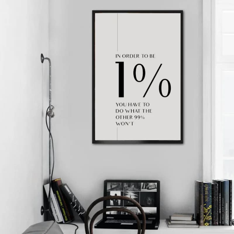 تابلو متن طرح 1% — تصویر ۲