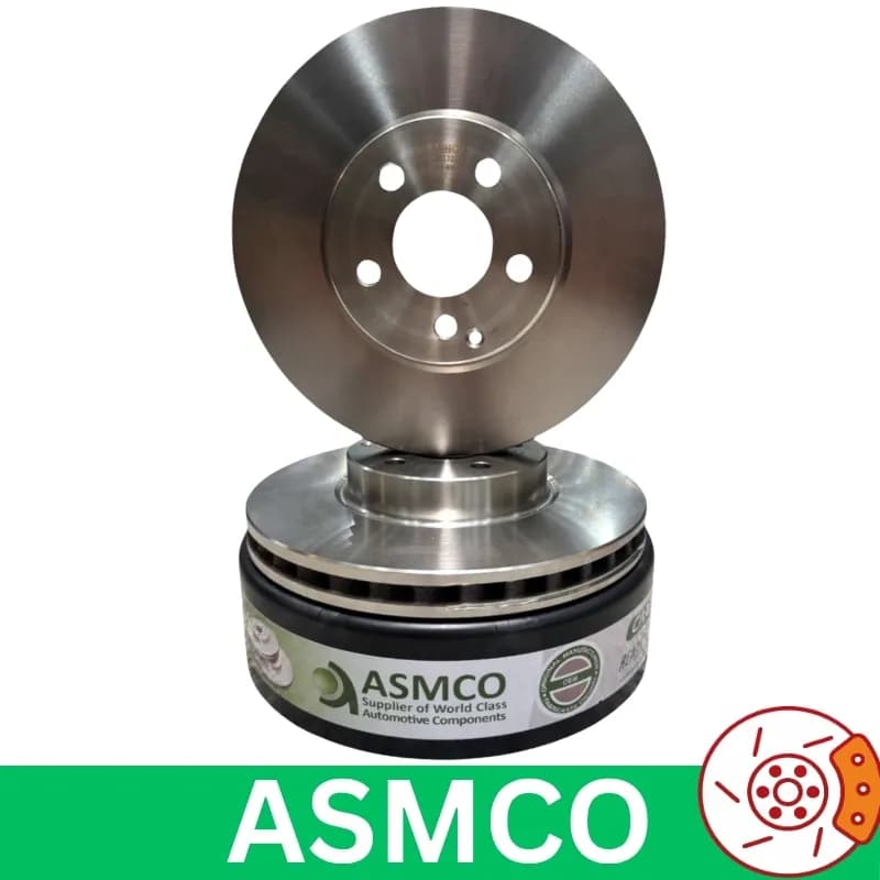 دیسک چرخ جلو مرسدس بنز E250 برند آسمکو ASMCO (2 عددی)