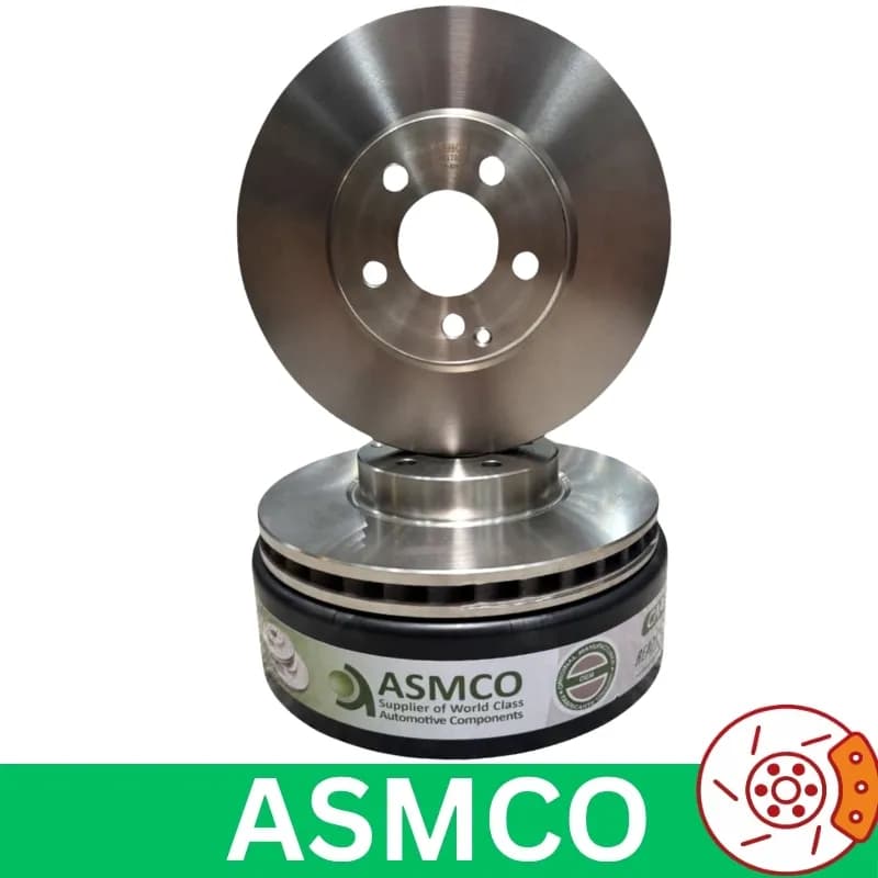 دیسک چرخ جلو مرسدس بنز E200 برند آسمکو ASMCO (2 عددی)