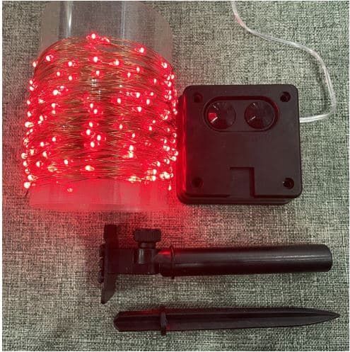 ریسه LED خورشیدی سیم مسی مدل YX-028