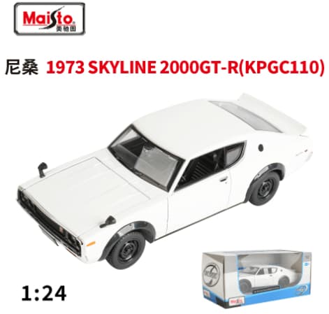 ماکت فلزی ۱:۲۴ نیسان Skyline 2000GT-R مدل ۱۹۷۳ برند Maisto
