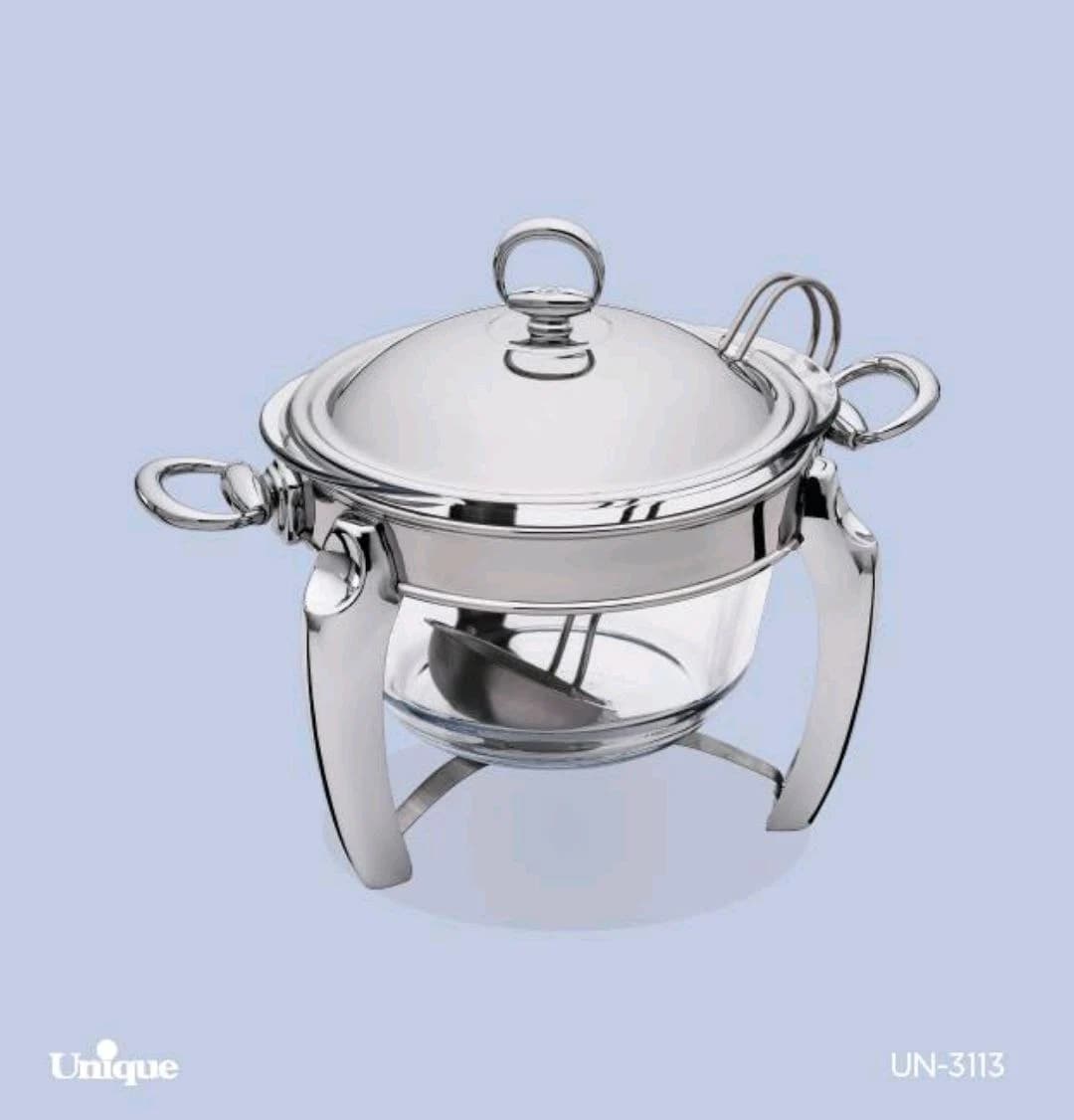 سوفله سوپ خوری پافیلی کروم یونیک کد UN-3113A — تصویر ۳