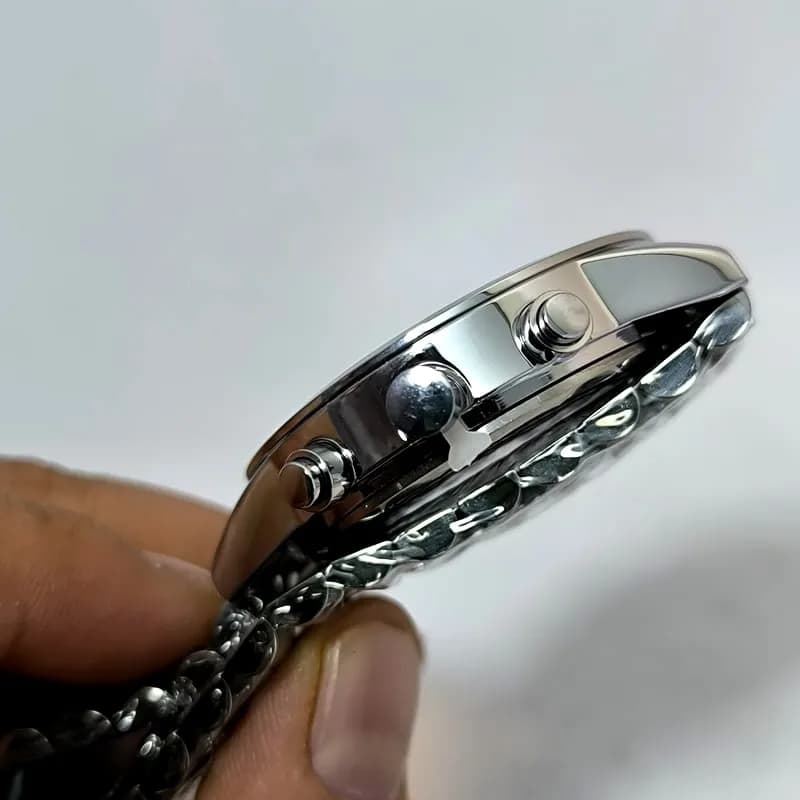 ساعت مردانه الگانس سه موتور فعال ژاپن – رنگ ثابت – ضد آب — تصویر ۳