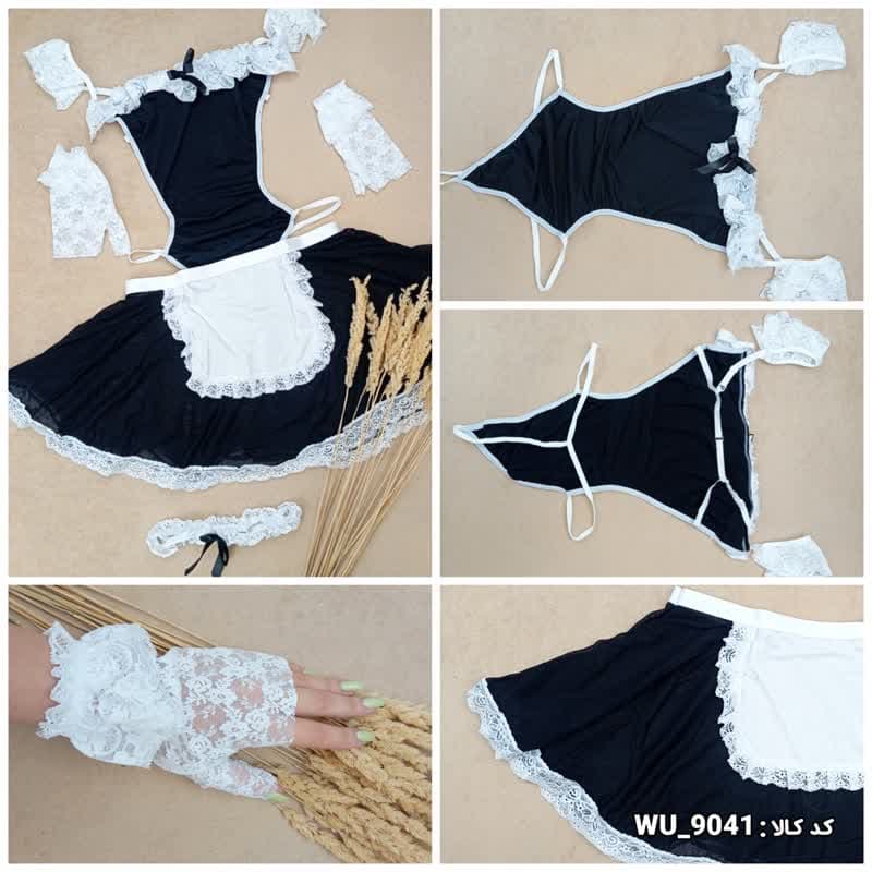 کاستوم valentine مدل خدمت کاری چهار تکه کد 095