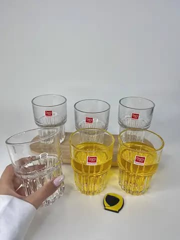 لیوان بلند دنیهوم مدل بهارلا 6 عددی
