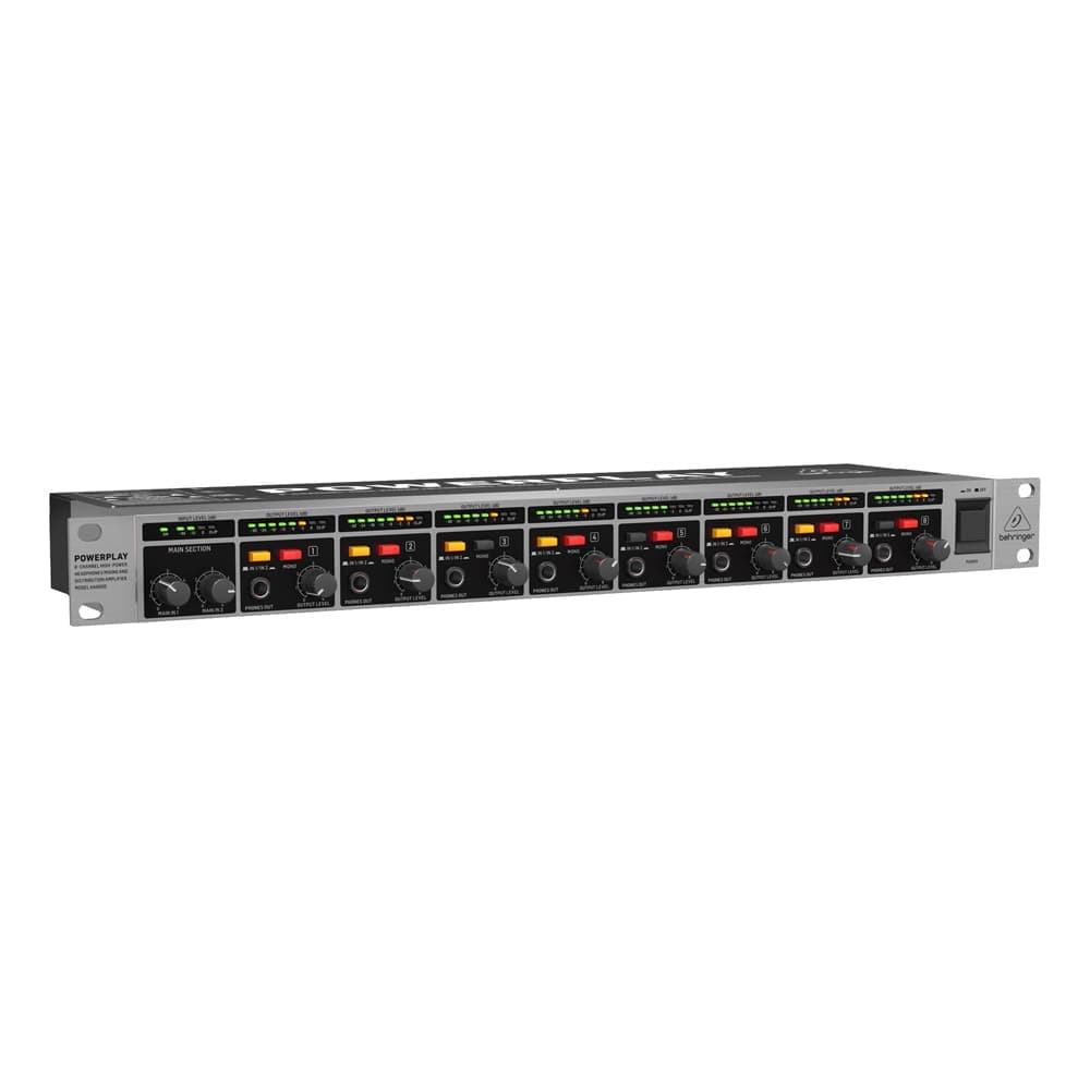 امپلیفایر و تقسیم کننده هدفون Behringer HA8000 V2 — تصویر ۲