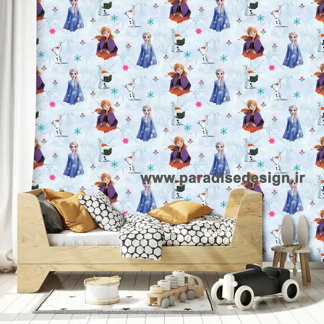 کاغذ دیواری کودک فروزن کد D19
