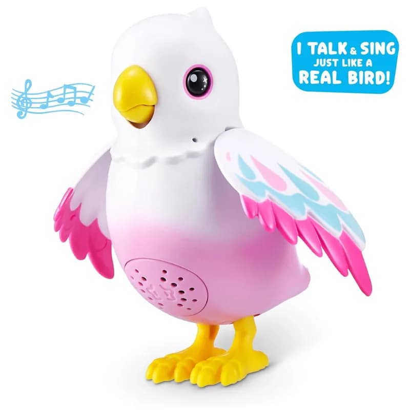 پرنده رباتیک سخنگو Pets Alive Polly مدل Magic Bird برند zuru — تصویر ۸