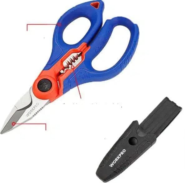 قیچی مخصوص برق کاری برند WORKPRO ورک پرو کد کالا WP294003
