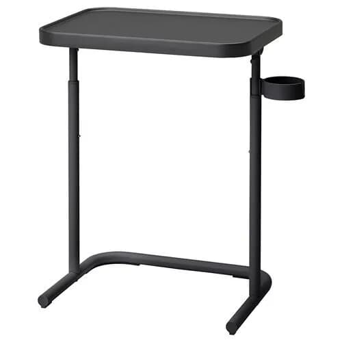 ميز لپتاپ BJÖRKÅSEN مشکی/بژ ايكيا