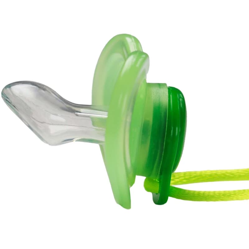 پستانک ارتودنسی وی کر مدل دربدار دسته دار ضد حساسیت سایز +6 ماه کد P111 — تصویر ۳