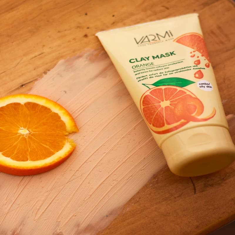 ماسک صورت خاک رس وارمی مدل تیوبی پرتقال حجم 150 میلیلیتر — تصویر ۲