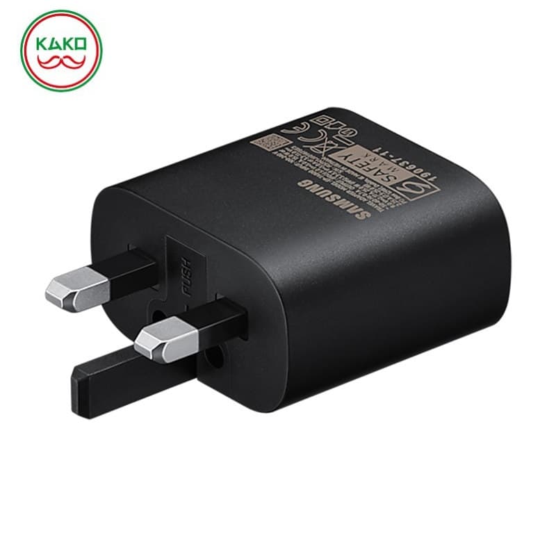 شارژر 25 وات اورجینال سوپرفست Samsung 25W USB-C (EP-TA800) _(بردآبی)_ — تصویر ۴