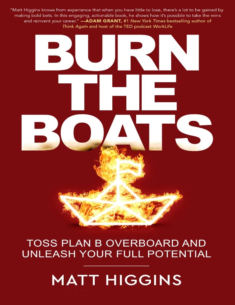 کتاب Burn the Boats (قایقها را بسوزان) نسخه انگلیسی PDF | مت هیگینز