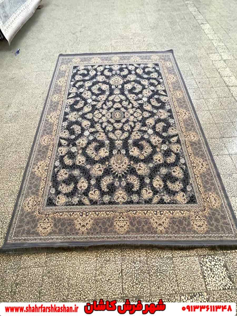 نقشه گندم دودی فرش طرح افشان طوسی 700 شانه — تصویر ۵