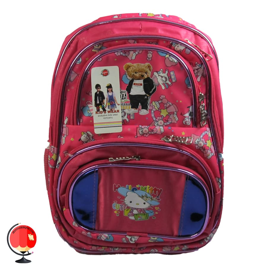 کوله پشتی دخترانه طرح کیتی کد 5031
