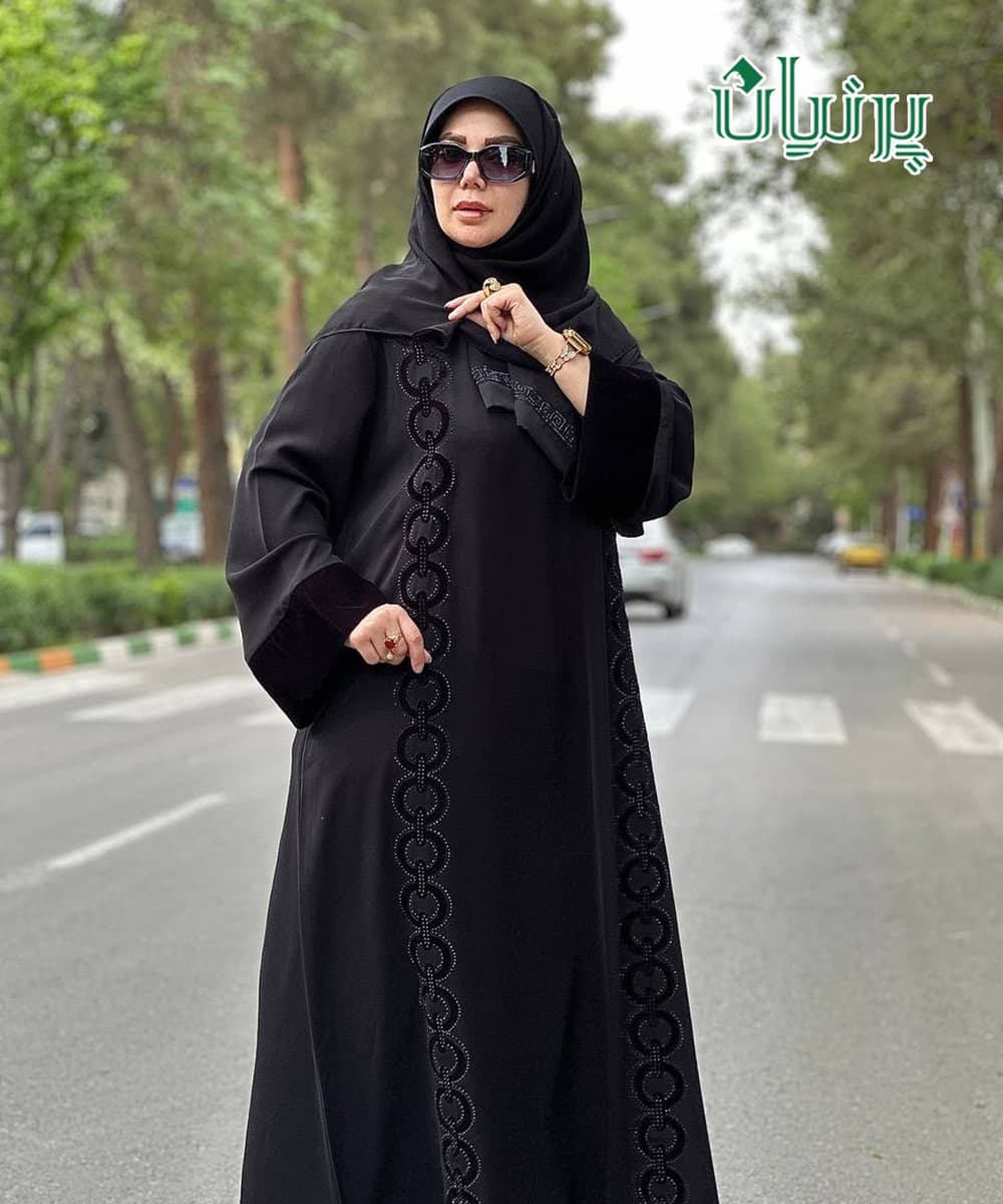 مانتو ویدا مچ اشرافی نگین و مخمل وصال