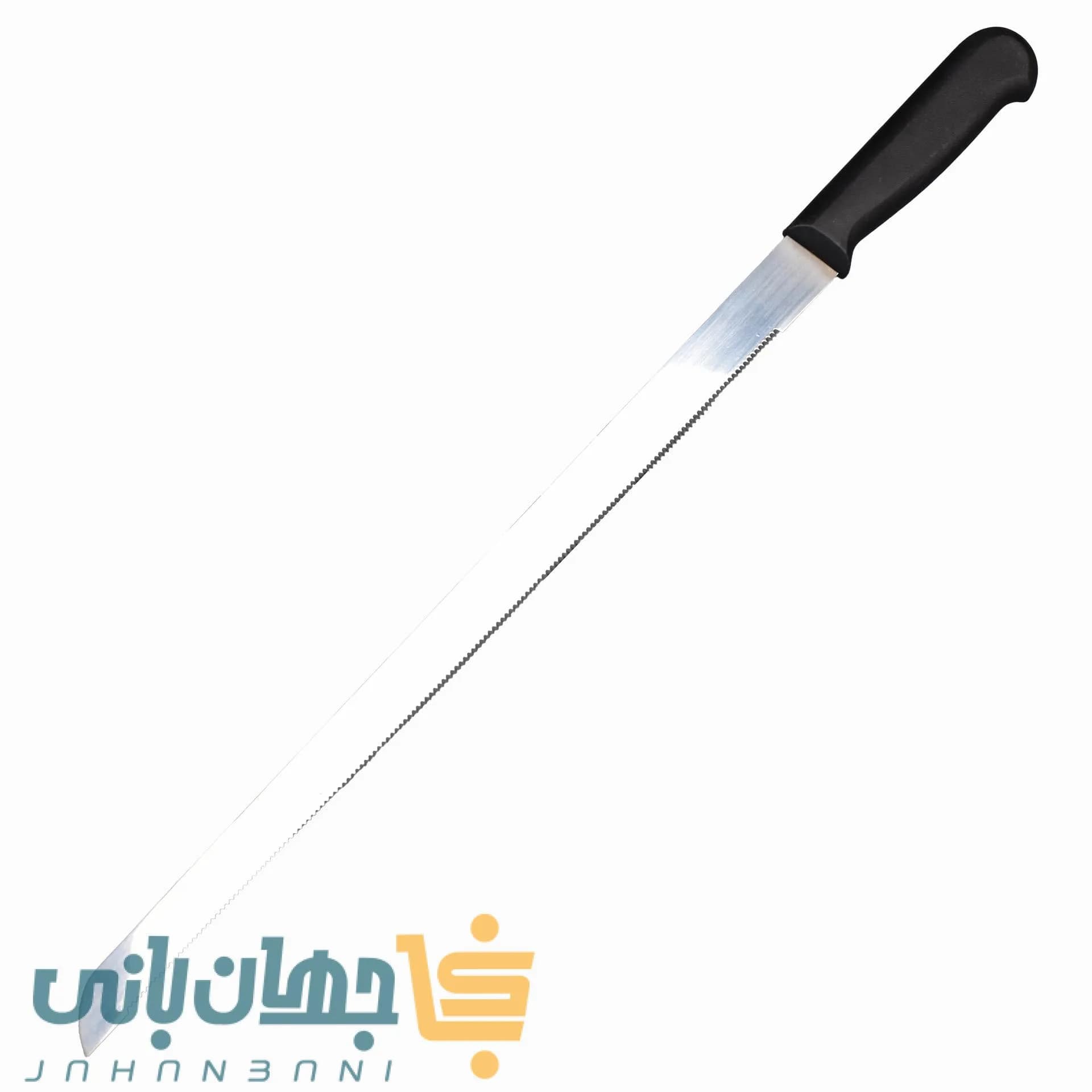 چاقو فانتزی اره ای مشکی بست