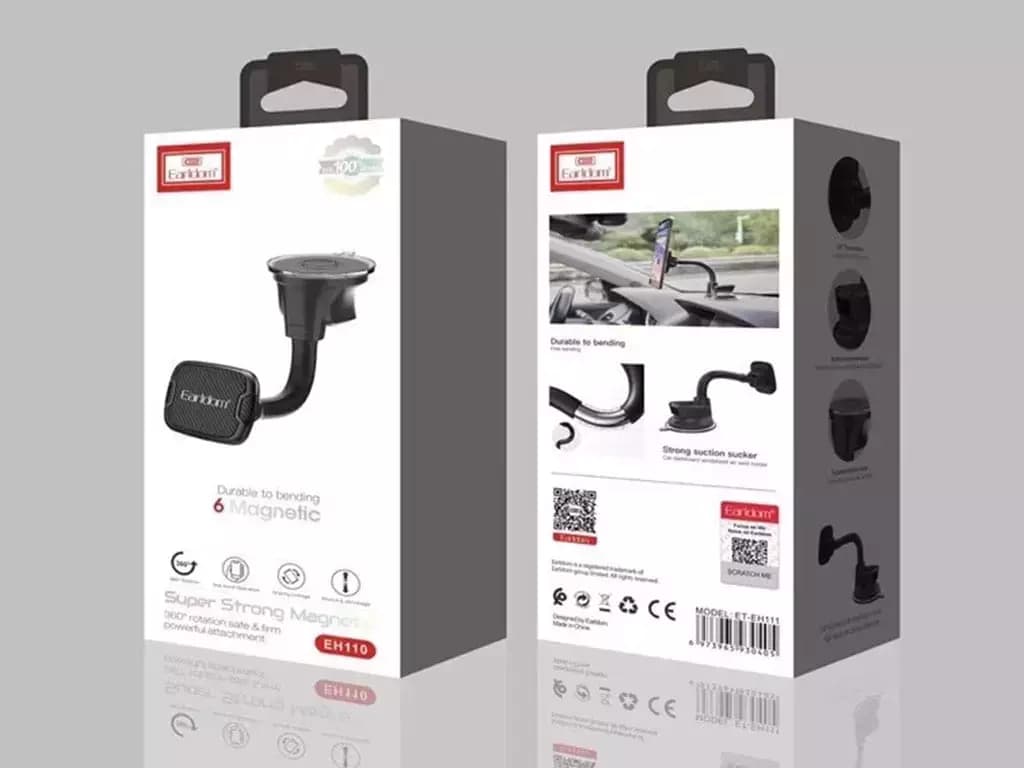 پایه نگه دارنده موبایل داخل خودرو ارلدام Earldom ET-EH111 Phone Holder ا Earldom ET-EH111 Phone Holder — تصویر ۲