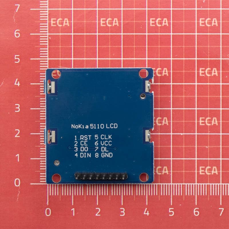 نمایشگر LCD NOKIA 5110 84×48 بک لایتدار (FPP) دارای لکه — تصویر ۸