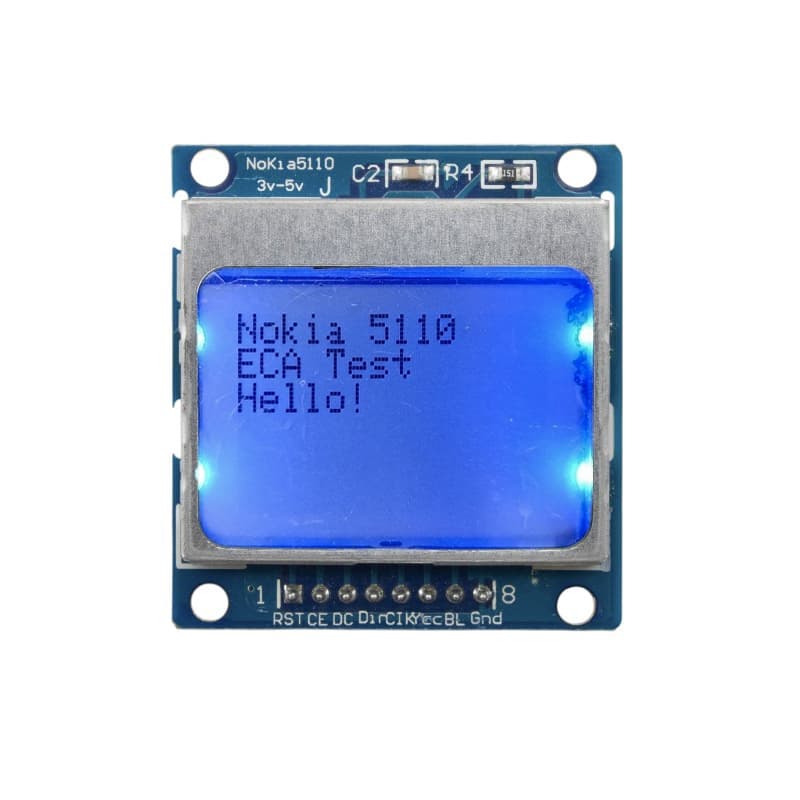 نمایشگر LCD NOKIA 5110 84×48 بک لایتدار (FPP) دارای لکه — تصویر ۲