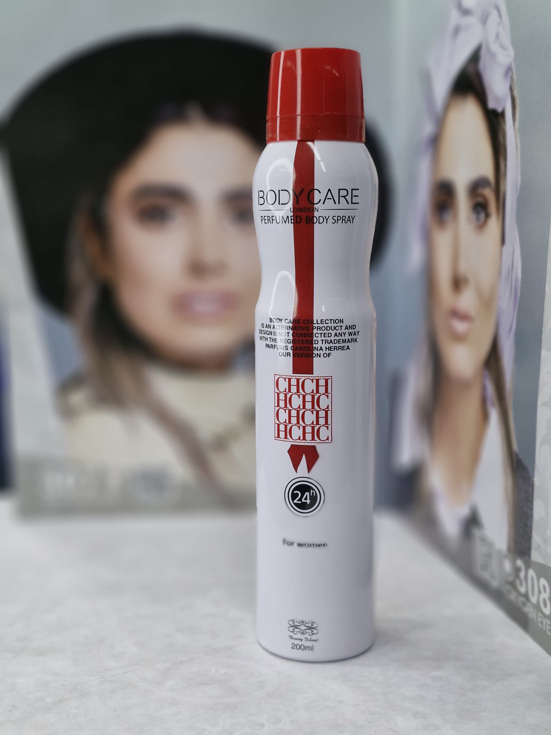 اسپری بدن زنانه بادی کر مدل CH حجم 200ml