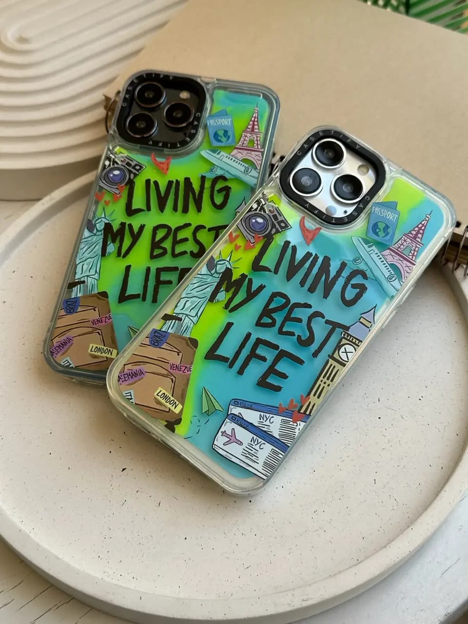 قاب آکواریومی شبرنگ Living My Best Life (کدC1314) — تصویر ۶