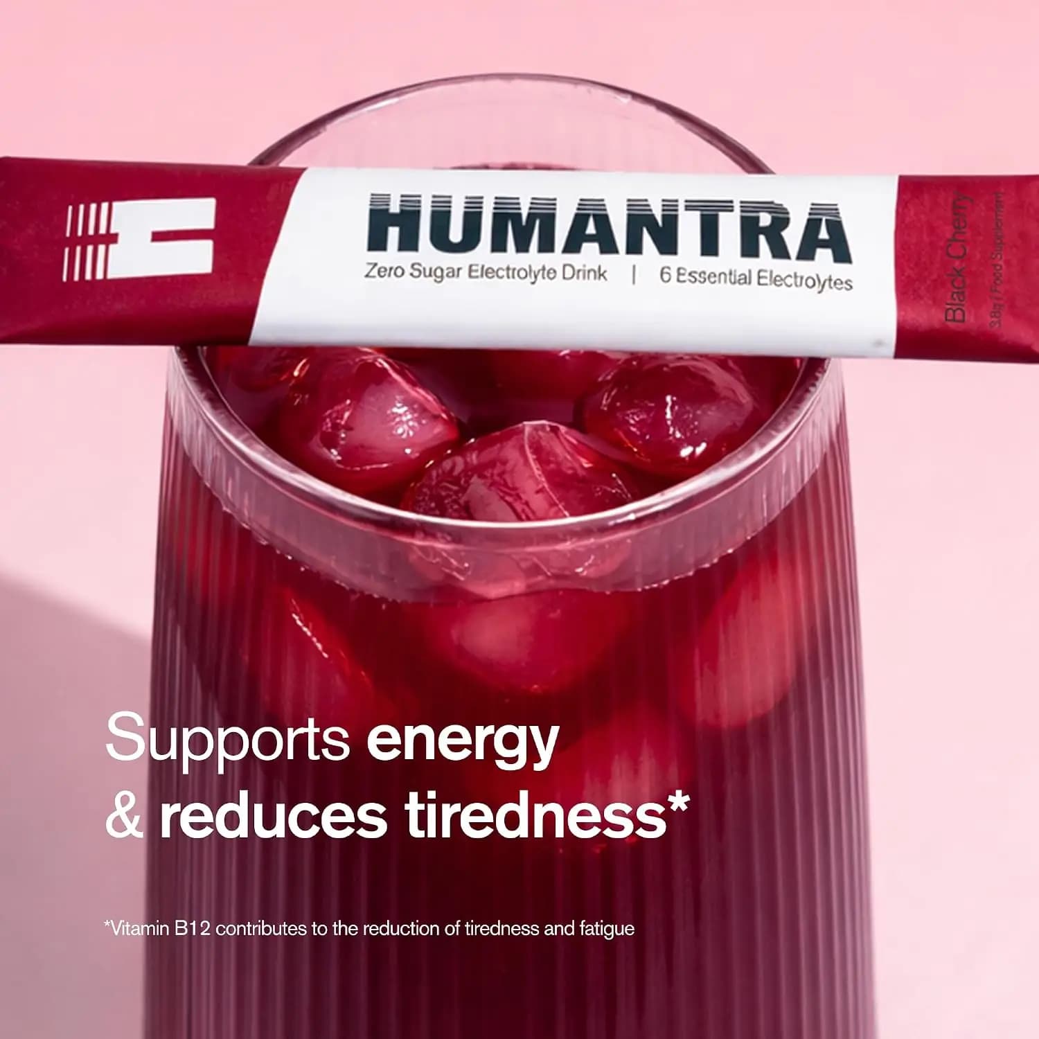 پودر الکترولیت HUMANTRA | Humantra Electrolytes Powder بلکچری 20 ساشه — تصویر ۲
