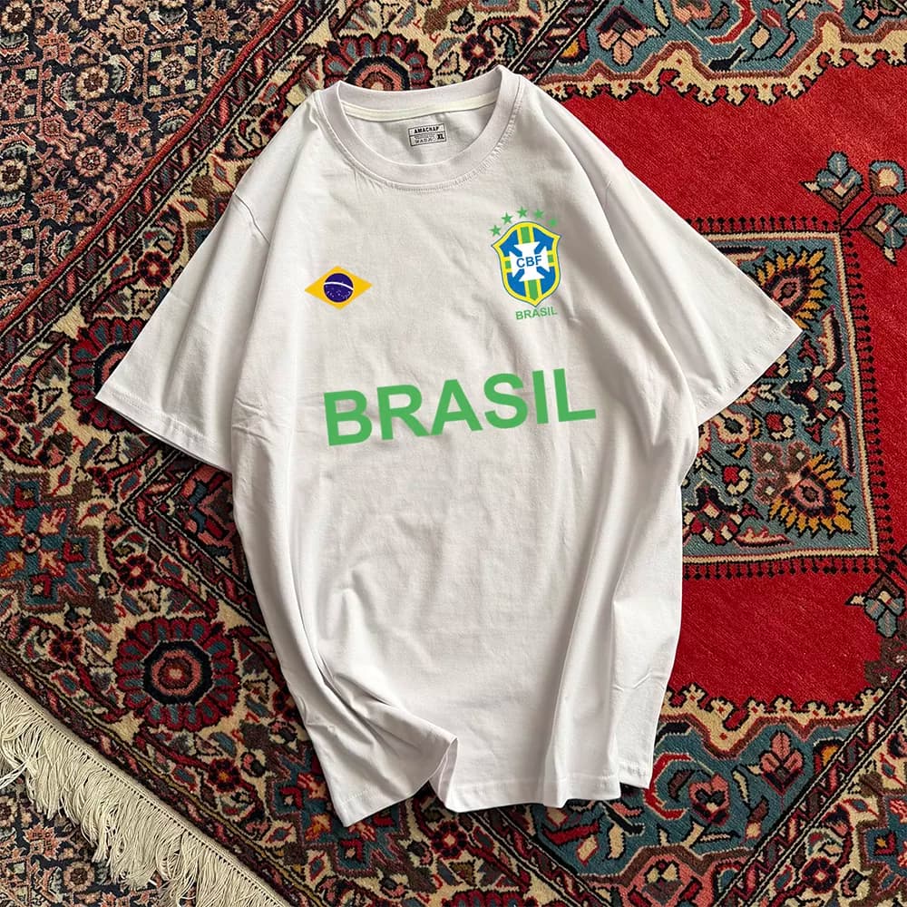 تیشرت نخ پنبه طرح برزیل کیت Brazil Kit — تصویر ۲