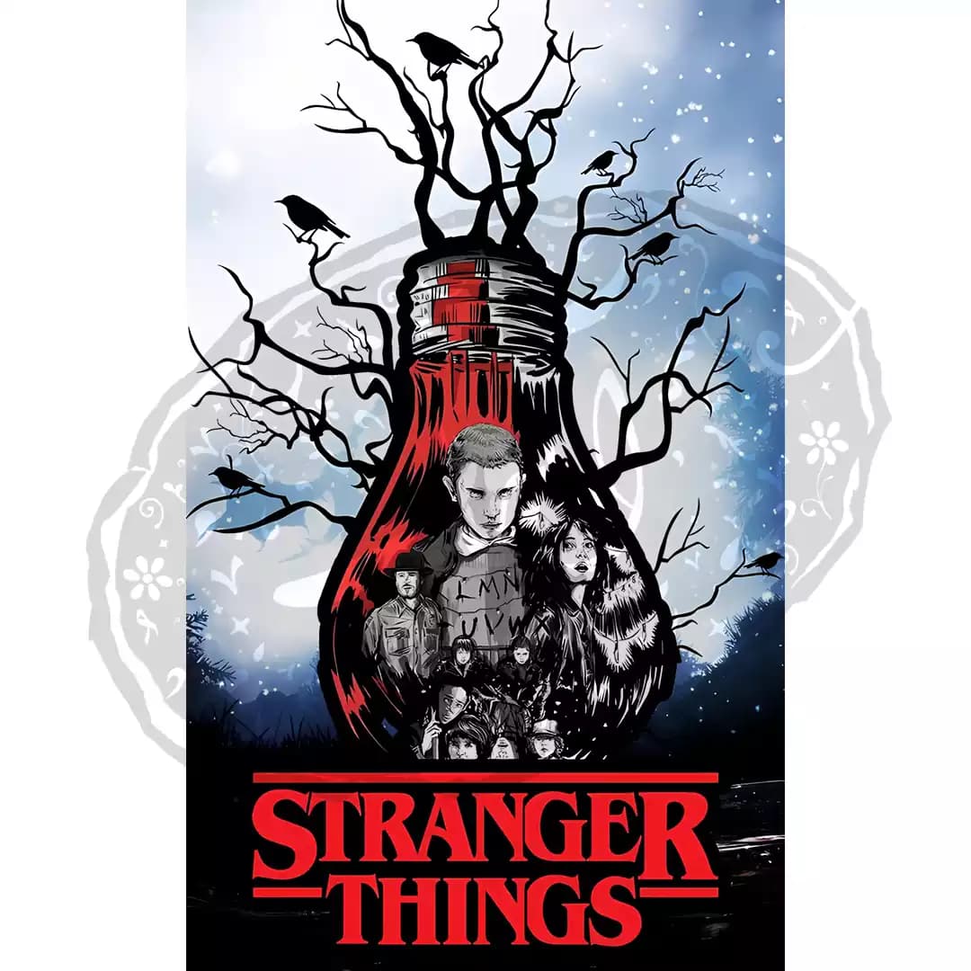 پوستر هل فایر کلاب Stranger things Lamp