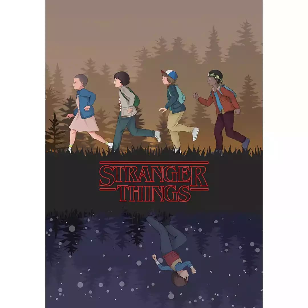 پوستر هل فایر کلاب Stranger things Reverse